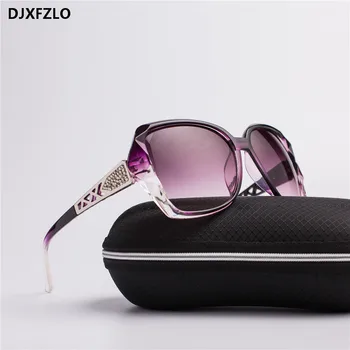 DJXFZLO 2020 Nye Store Ramme Designer Solbriller til Kvinder af Høj Kvalitet, Mode Spejl Solbriller Kvinder er Helt UV400
