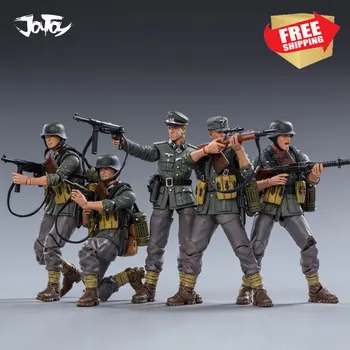 JOYTOY 1/18 Action Figur WWII Tyskland Mountain Division Soldat Tal 5PCS/Set Toy Militære Model glædelig jul