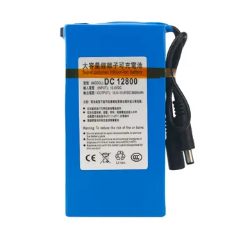 Høj Kvalitet 12V Batteri 3000/8000mah 12,6 V Bærbare Genopladelige Li-Ion Batteri for CCTV-Cam Overvåge Standby Power Oplader