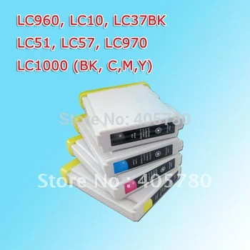 LC960/LC970/LC51/LC1000 blækpatron kompatibel med Brother DCP-130C/135C/150C/155C/330C/540CN/750CN/750CW