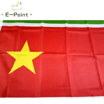 Fransk Guadeloupe-Øerne Flag 2*3 ft (60*90cm) 3 ft*5ft (90*150 cm) Størrelse Julepynt til Hjem Flag Banner