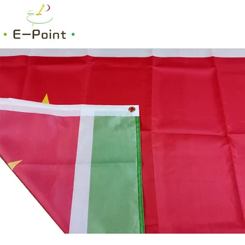 Fransk Guadeloupe-Øerne Flag 2*3 ft (60*90cm) 3 ft*5ft (90*150 cm) Størrelse Julepynt til Hjem Flag Banner