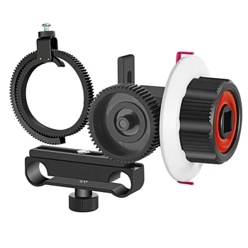 Follow Focus med Gear Ring Belt til Canon og Andre DSLR-Kamera, Videokamera DV Video Passer 15mm Stang Film at Gøre Systemet