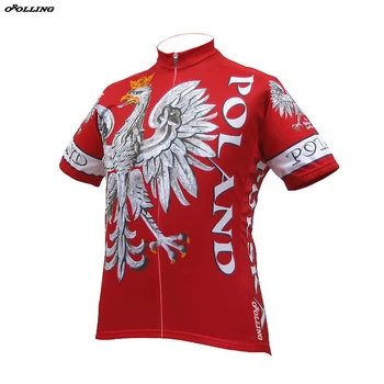 Nye 2018 Polen Team Cycling Jersey Tilpasset Mountain Road Race Top Klassisk OROLLING