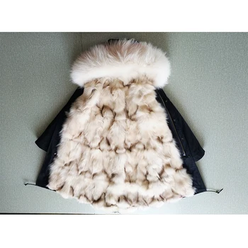 2020 nye, luksuriøse vinteren parkacoats kvinder frakker og jakker, varm, naturlig ægte ræv pels frakke hætteklædte pelliccia streetwear