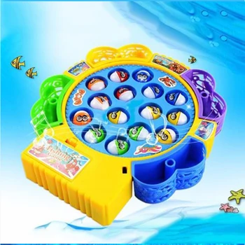 Baby Pædagogisk Legetøj Fisk musikalske Magnetiske Fiskeri Toy Sæt Fisk Spil Uddannelsesmæssige Fiskeri Toy Barn Fødselsdags/Julegave