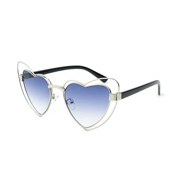 Hjertet Kvinder Solbriller Brand Designer Vintage solbriller til Kvinder Retro Solbriller-kvinder Overdimensionerede Kvinde Briller Luksus Uv400