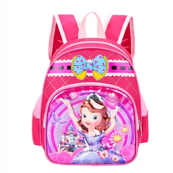 Disney Taske til Piger Frosne Prinsesse Elsa Hvide Sne Trykt Børn Skoletaske Plys Anime tegnefilm rygsæk Søde Baby Girl ' s Pose '