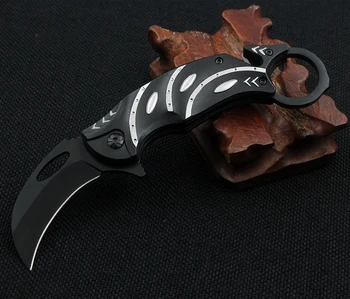 Karambit Kniv CS GO Counter Strike Knive Overlevelse Jagt Kniv Camping Værktøjer Herramientas Navajas csgo folde kniv 935