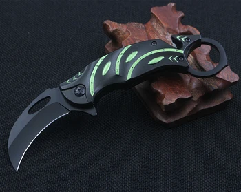 Karambit Kniv CS GO Counter Strike Knive Overlevelse Jagt Kniv Camping Værktøjer Herramientas Navajas csgo folde kniv