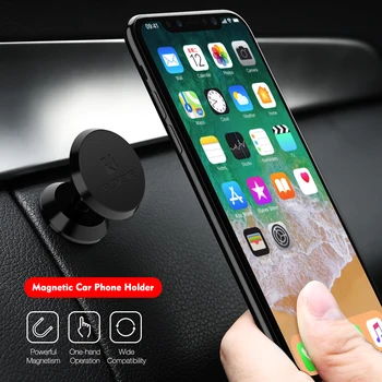 FLOVEME Universal Bil Holder 360 Graders Magnetiske Bil telefonholder GPS Stå luftskrue Magnet Mount til iPhone X 7 Xs Antal Soporte 9352
