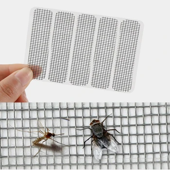 Japan Fix Net Vinduet Hjem Selvklæbende Anti Myg Flyve Fejl Insekt Reparation Skærm Væg Patch Klistermærker Mesh Vindue Vindue Mesh