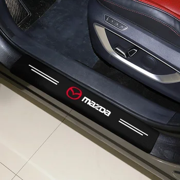 4stk Bil Carbon Fiber Auto Dør Karmen Protector Klistermærker til Mazdas 2 3 4 5 6 7 8 323 626 CX5 CX7 CX9 RX8 MX3 MX5 Atenza Axela