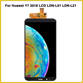 Nye Y7 Prime 2018 LCD-touch panel Til Huawei Y7 2018 LCD-LDN-L01 LDN-L21 LDN-LX3 LCD-Skærm Touch screen Digitizer Assembly 9447