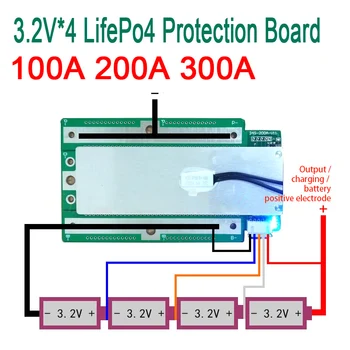 4S 3.2 V Lifepo4 Lithium-Jern-Fosfat Protection Board 12.8 V Høj Aktuelle Inverter Bms Pcm Motorcykel Bil Start