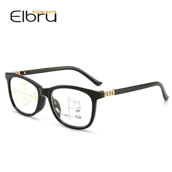 Elbru Anti Blå Lys Progressiv Multifokal Læsning Briller Til Mænd, Kvinder Stor Ramme Presbyopic Briller +1.0 1.5 2.0 2.5 3.0 3.5