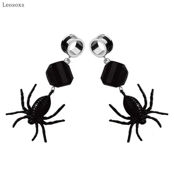 Leosoxs 2stk Hot Salg Personlighed Mørk Pige Street Cool Spider Øreringe Piercing Smykker