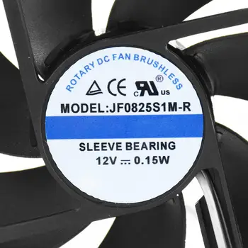 For JAMICON JF0825S1M-R DC12V 0.15 EN 80*80*25mm 2pin ventilator Processor Køler Heatsink Fan