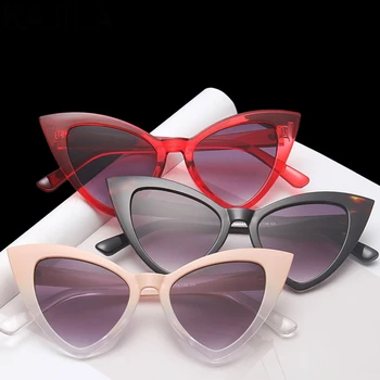 Vintage Lille Cat Eye Solbriller Kvinder 2020 Luksus Mærke Trekant Form Sol Briller For Kvinde Sexy Ladies Brillerne Gafas De Sol