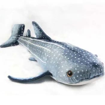 BOLAFYNIA Børn Plys Legetøj simulering Leopard haj pude Børn Udstoppet Legetøj til Jul, Fødselsdag, Gave,