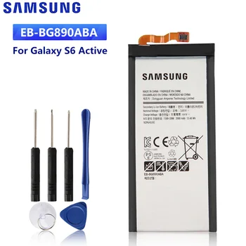 SAMSUNG Oprindelige Erstatning Batteri EB-BG890ABA Til Samsung Galaxy S6 Aktiv G890A G870A Autentisk Telefonens Batteri 3500mAh 9704
