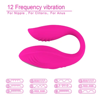 Trådløs Fjernbetjening U Vibrator Sex Legetøj Til Par USB-Genopladelige Dobbelt Motor Vibratorer Klitoris G-Spot Stimulator Sex Legetøj Til Kvinder