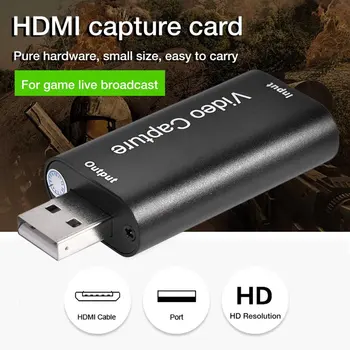 Mini 4K 30 INPUT 1080P 30 Fange USB 2.0-HD Video Capture-Kort, HDMI-Telefon, Computer Spil Optagelse Box Live-Streaming Broadcast