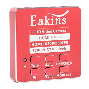 37MP 1080P 60FPS HDMI USB-FHD Digital Video Kamera Mikroskop 100X C-Mount-objektiver 56 LED-Lys Ring Til Telefon Bundkort Reparation