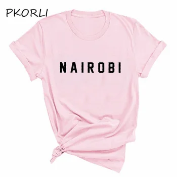 Penge Heist La Casa De Papel Nairobi T-Shirt Til Kvinder, Mænd Sommeren Bomuld Kortærmet T-Shirt Femme Overdimensionerede Shirt Unisex