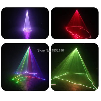 RGB Fuld Farve Laser Lys Lineær Effekt Scanner scenebelysning Laser Projektor, Lys, DJ Dance Bar Xmas Party Disco Show Lys