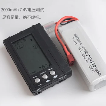 1stk Batteri 7.4 V 3400 MAH 25C 2 S li-po pi (T/Jst/5500)