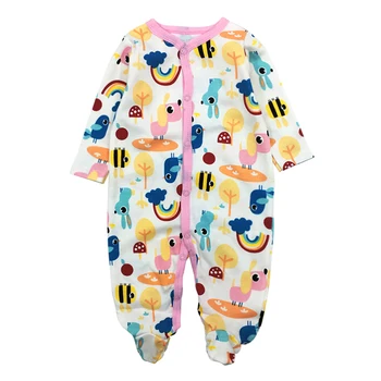 Nyfødt Baby, Dreng, Pige, Romper Nye Baby Tøj Baby Tøj med Lange Ærmer Spædbarn Produkt 2 STK Baby sæt