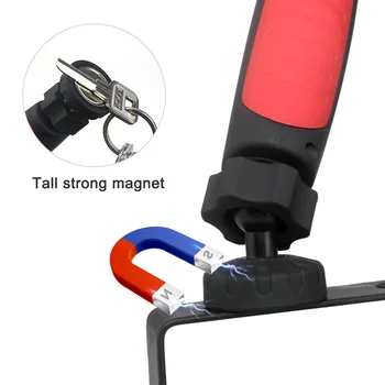 Kraftfuld Mini Led Genopladelig Lommelygte USB-Hale Magnet Linterna Led Lommelygte COB Arbejdslygter Vandtæt Bærbare Camping Lampe