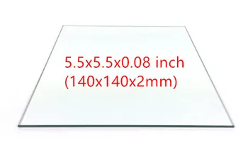 OP taier Afinia borosilikatglas PLATFORM for DIY 3D printer 3 pack TIL AFINIA OG OP 3D-PRINTERE 5.5x5.5x0.08