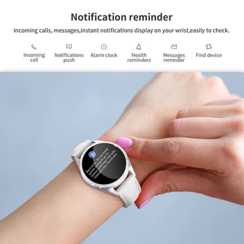 Smart Ur til Kvinder puls Skridttæller Fitness Armbånd Bluetooth Smartwatch Vandtæt Fitness Tracker Se til Android, IOS