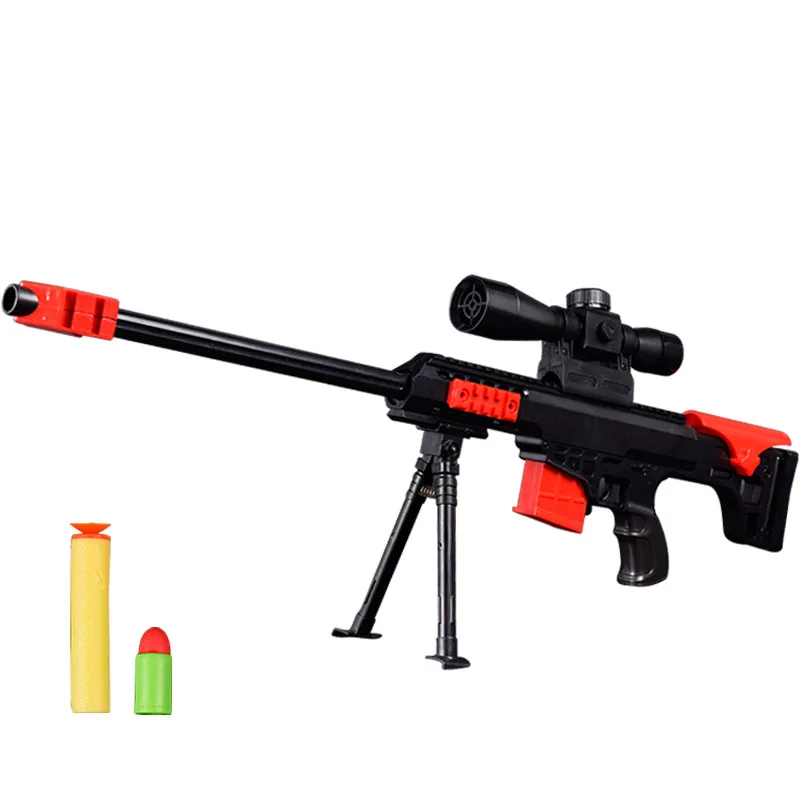 Blød Kugle Pistol Sniper Riffel Hardball Kanoner Plast Blaster Militære Legetøj Model For Gaver Til Børn, Spil Toy / Legetøj & Hobbier ~ Smorrebrodgrill.dk